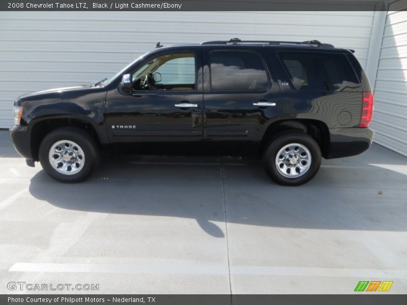 Black / Light Cashmere/Ebony 2008 Chevrolet Tahoe LTZ