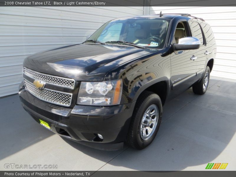 Black / Light Cashmere/Ebony 2008 Chevrolet Tahoe LTZ