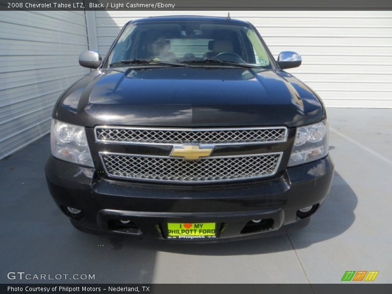 Black / Light Cashmere/Ebony 2008 Chevrolet Tahoe LTZ