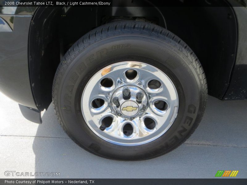 Black / Light Cashmere/Ebony 2008 Chevrolet Tahoe LTZ