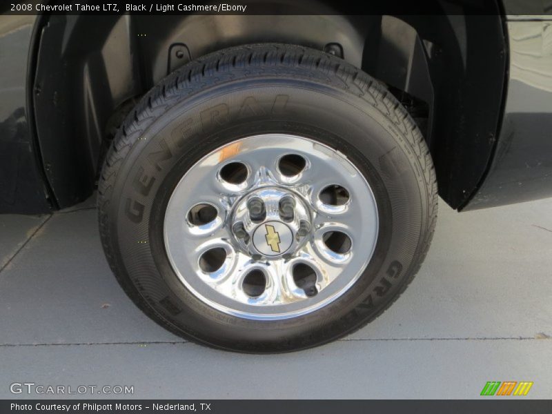 Black / Light Cashmere/Ebony 2008 Chevrolet Tahoe LTZ