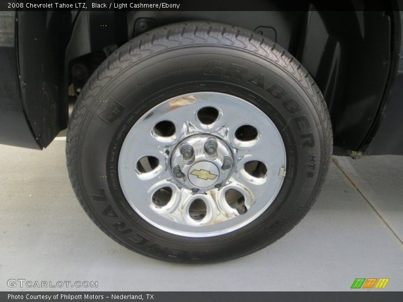 Black / Light Cashmere/Ebony 2008 Chevrolet Tahoe LTZ