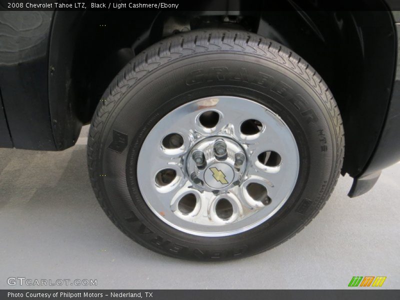 Black / Light Cashmere/Ebony 2008 Chevrolet Tahoe LTZ
