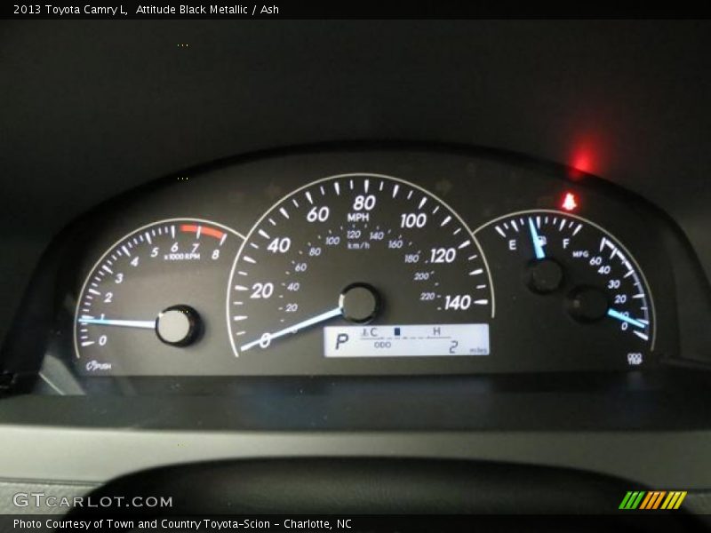 Attitude Black Metallic / Ash 2013 Toyota Camry L