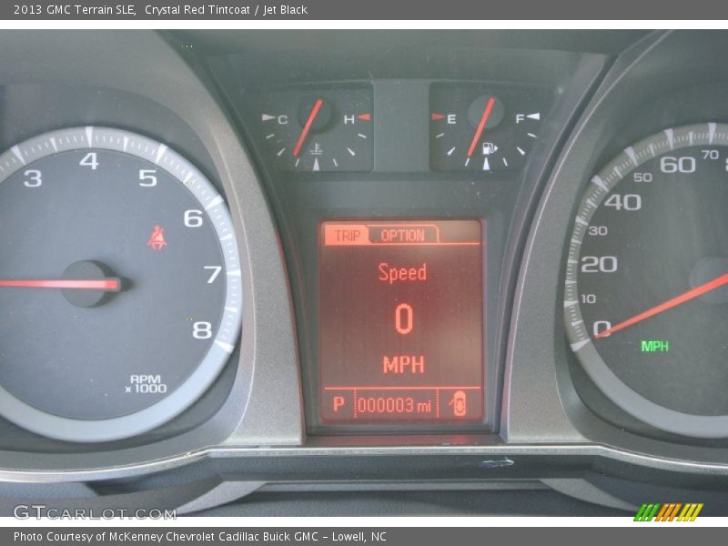 Crystal Red Tintcoat / Jet Black 2013 GMC Terrain SLE