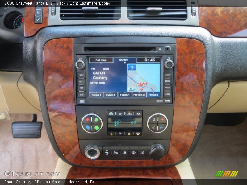 Black / Light Cashmere/Ebony 2008 Chevrolet Tahoe LTZ