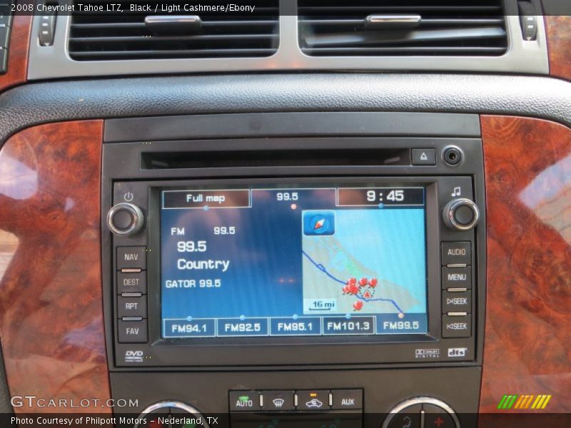 Black / Light Cashmere/Ebony 2008 Chevrolet Tahoe LTZ