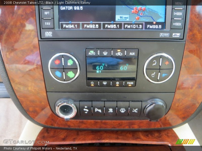 Black / Light Cashmere/Ebony 2008 Chevrolet Tahoe LTZ