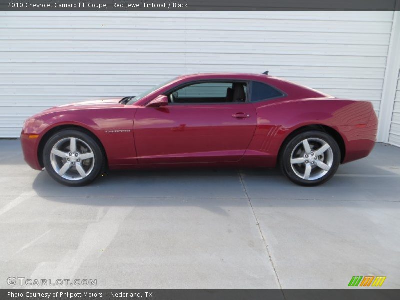 Red Jewel Tintcoat / Black 2010 Chevrolet Camaro LT Coupe