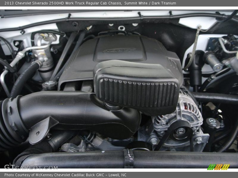 Summit White / Dark Titanium 2013 Chevrolet Silverado 2500HD Work Truck Regular Cab Chassis