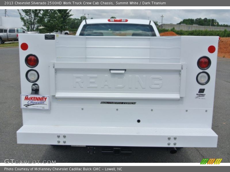 Summit White / Dark Titanium 2013 Chevrolet Silverado 2500HD Work Truck Crew Cab Chassis