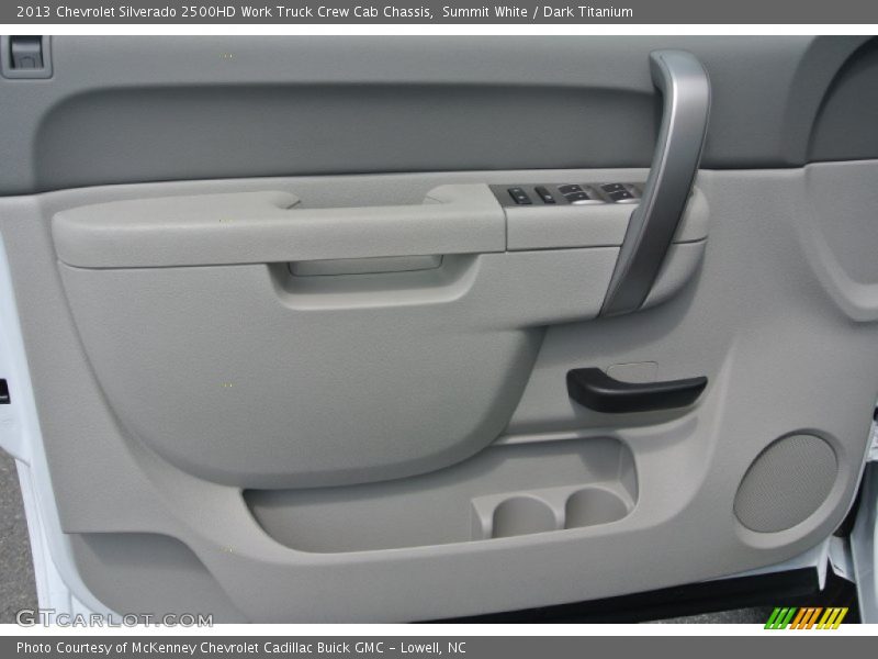 Summit White / Dark Titanium 2013 Chevrolet Silverado 2500HD Work Truck Crew Cab Chassis