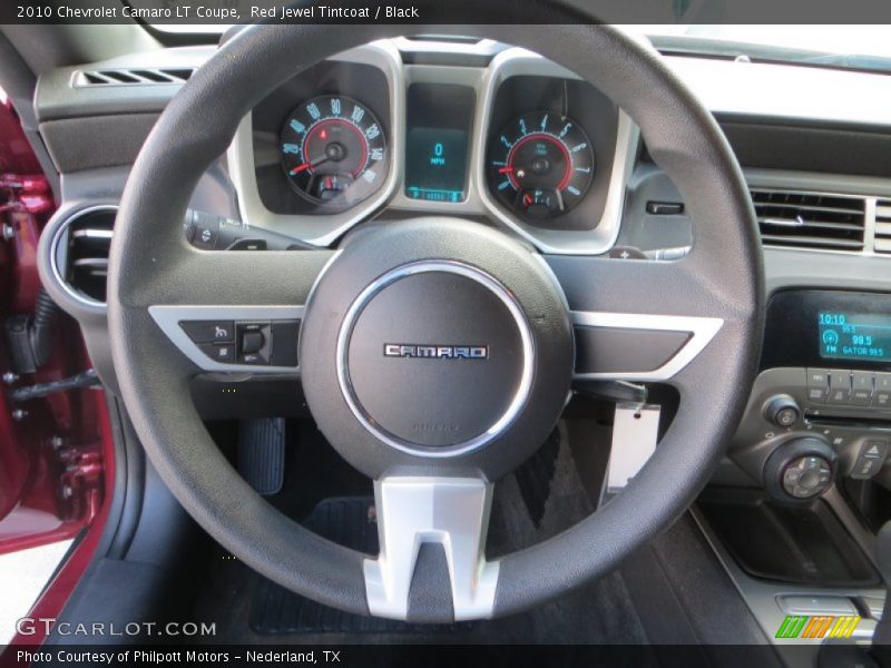 Red Jewel Tintcoat / Black 2010 Chevrolet Camaro LT Coupe