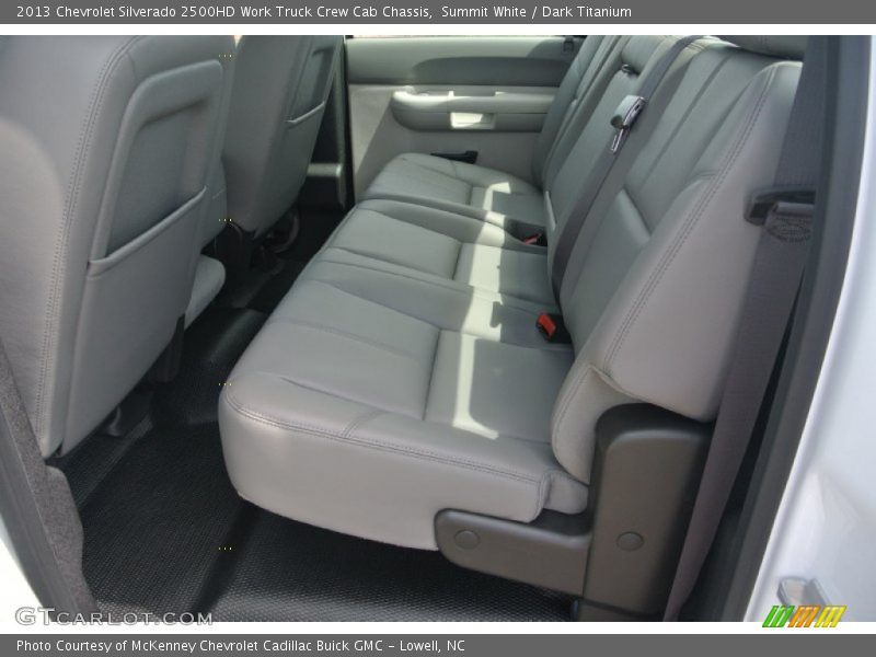 Summit White / Dark Titanium 2013 Chevrolet Silverado 2500HD Work Truck Crew Cab Chassis