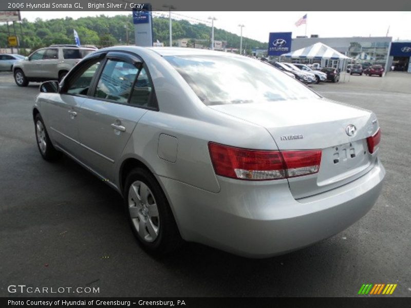 Bright Silver / Gray 2006 Hyundai Sonata GL