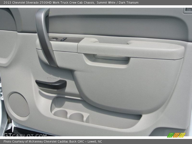 Summit White / Dark Titanium 2013 Chevrolet Silverado 2500HD Work Truck Crew Cab Chassis