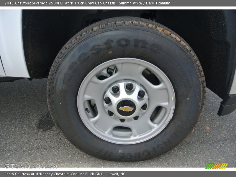 Summit White / Dark Titanium 2013 Chevrolet Silverado 2500HD Work Truck Crew Cab Chassis