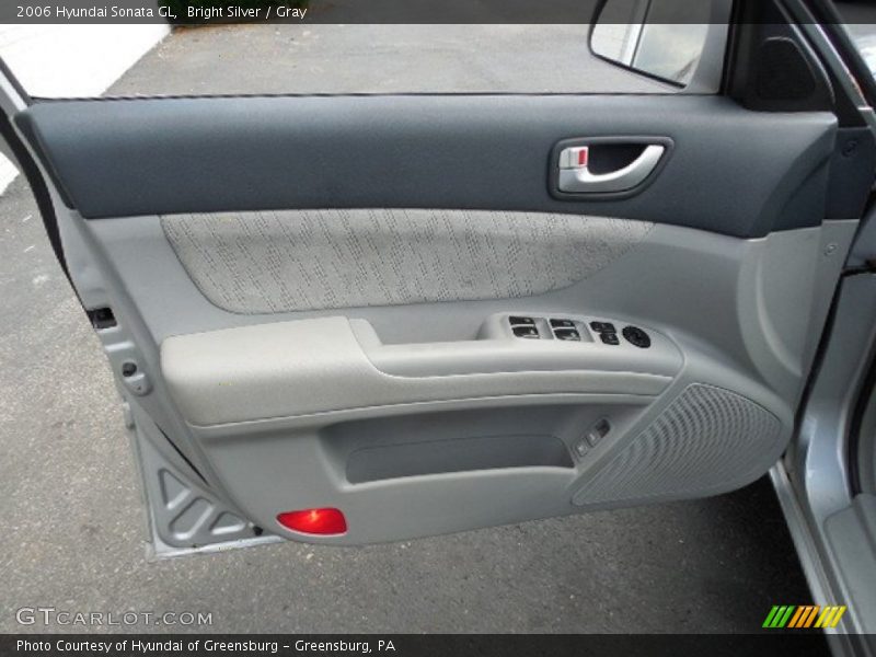 Bright Silver / Gray 2006 Hyundai Sonata GL