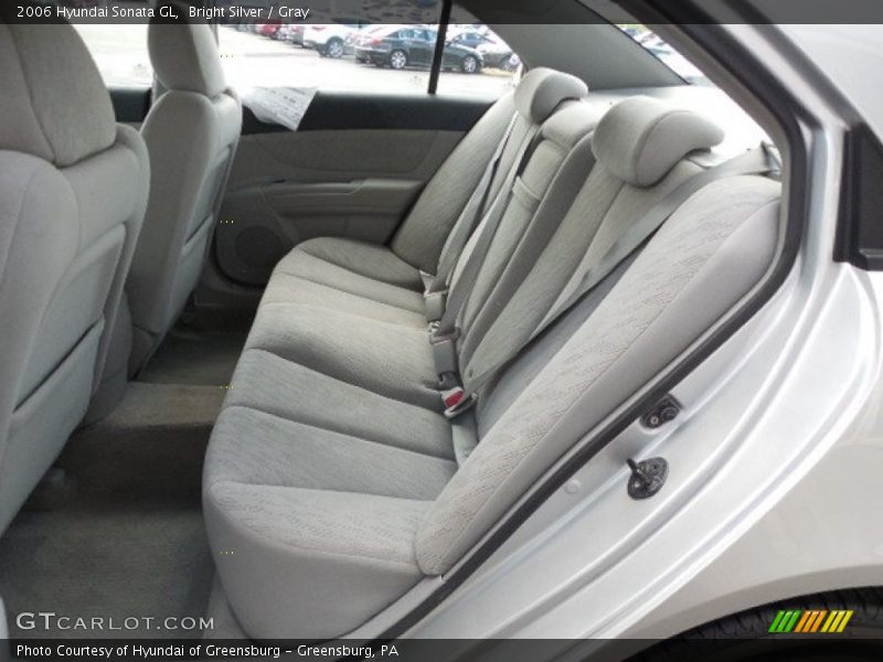 Rear Seat of 2006 Sonata GL