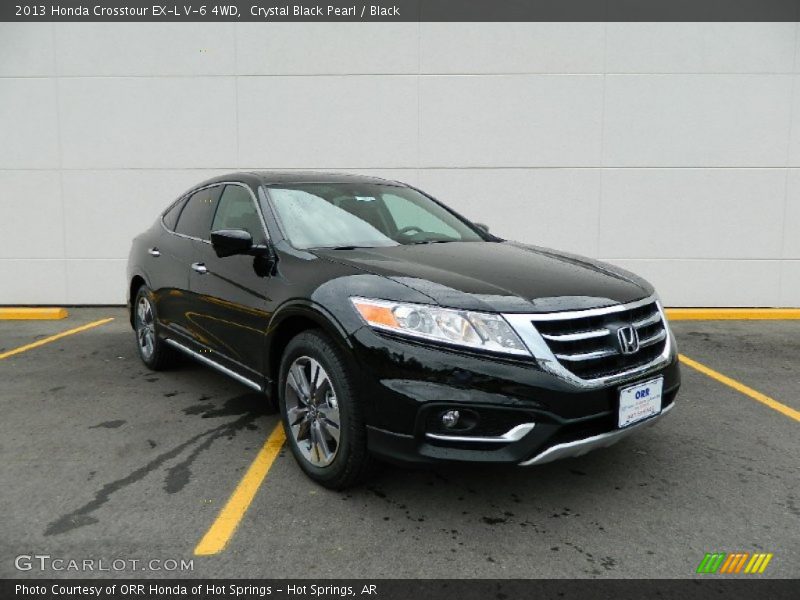 Crystal Black Pearl / Black 2013 Honda Crosstour EX-L V-6 4WD