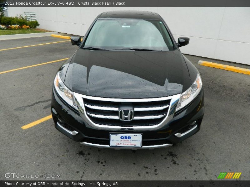 Crystal Black Pearl / Black 2013 Honda Crosstour EX-L V-6 4WD