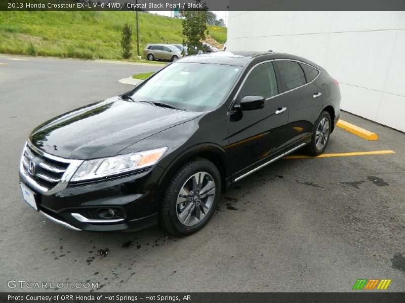 Crystal Black Pearl / Black 2013 Honda Crosstour EX-L V-6 4WD