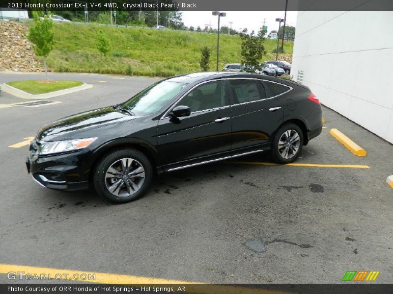 Crystal Black Pearl / Black 2013 Honda Crosstour EX-L V-6 4WD