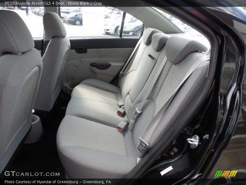 Rear Seat of 2010 Accent GLS 4 Door