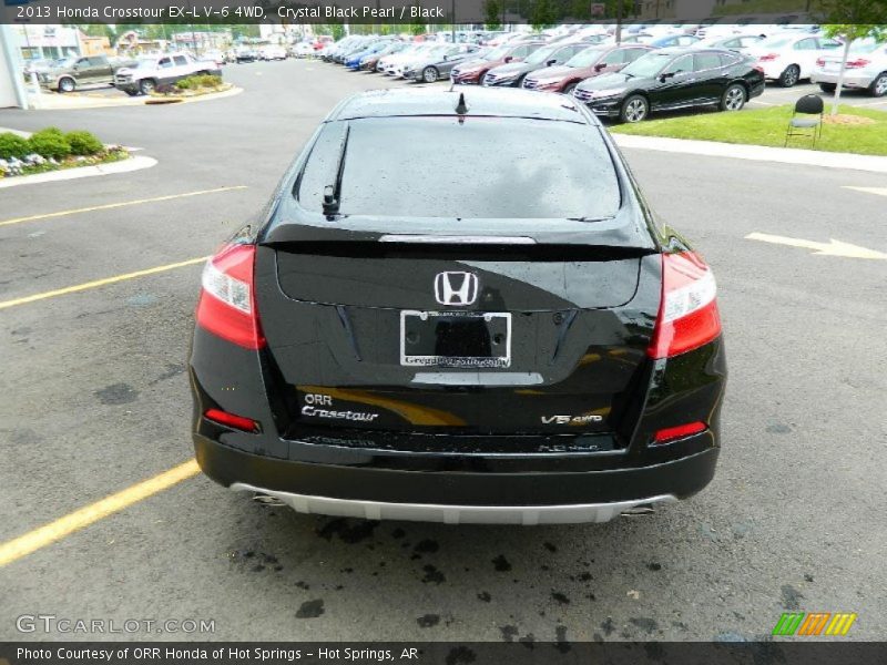 Crystal Black Pearl / Black 2013 Honda Crosstour EX-L V-6 4WD