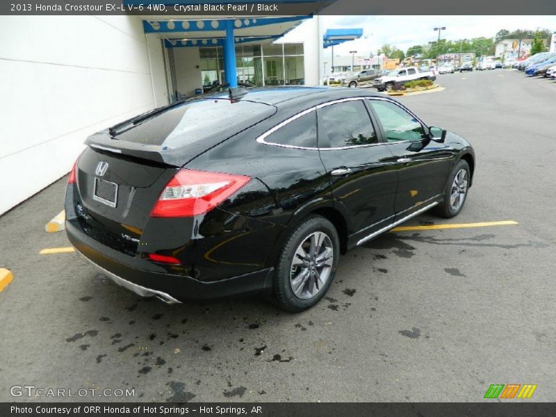 Crystal Black Pearl / Black 2013 Honda Crosstour EX-L V-6 4WD