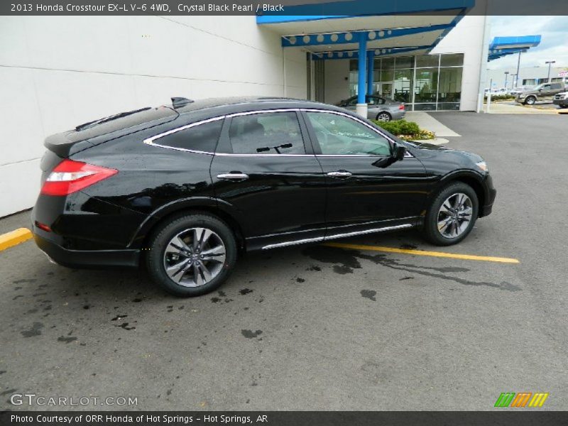Crystal Black Pearl / Black 2013 Honda Crosstour EX-L V-6 4WD
