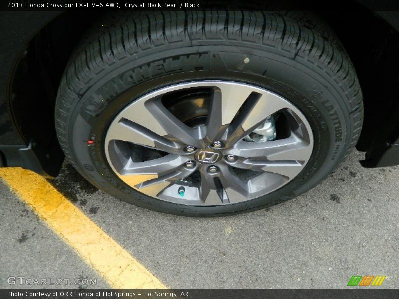 Crystal Black Pearl / Black 2013 Honda Crosstour EX-L V-6 4WD