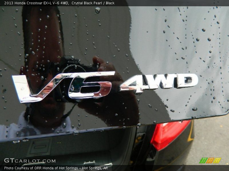 Crystal Black Pearl / Black 2013 Honda Crosstour EX-L V-6 4WD