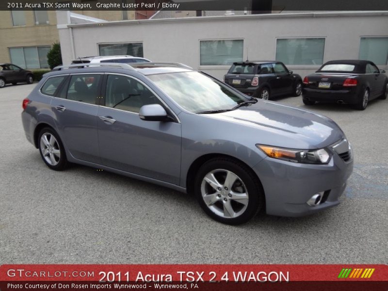 Graphite Luster Pearl / Ebony 2011 Acura TSX Sport Wagon