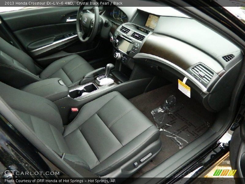 Crystal Black Pearl / Black 2013 Honda Crosstour EX-L V-6 4WD