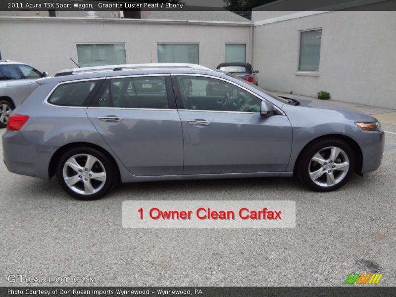 Graphite Luster Pearl / Ebony 2011 Acura TSX Sport Wagon