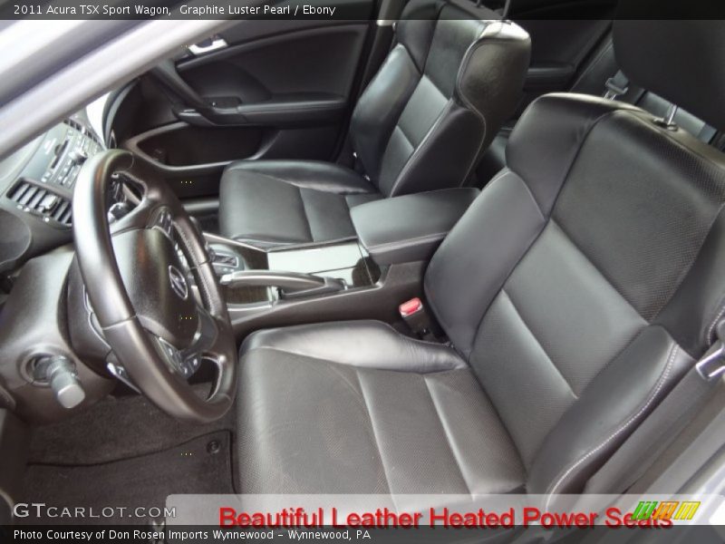 Graphite Luster Pearl / Ebony 2011 Acura TSX Sport Wagon