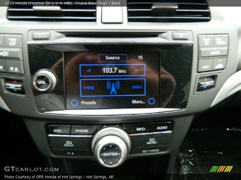 Crystal Black Pearl / Black 2013 Honda Crosstour EX-L V-6 4WD