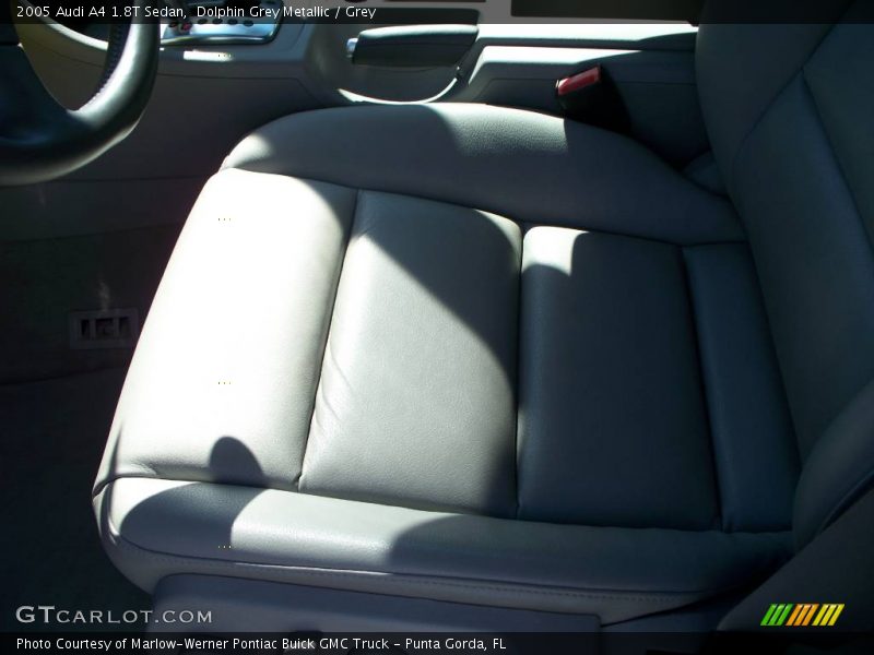 Dolphin Grey Metallic / Grey 2005 Audi A4 1.8T Sedan