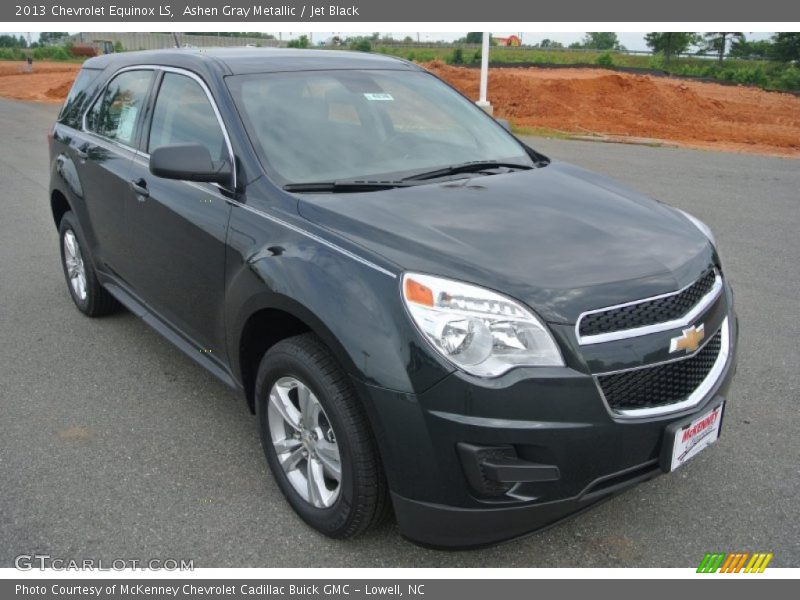 Ashen Gray Metallic / Jet Black 2013 Chevrolet Equinox LS