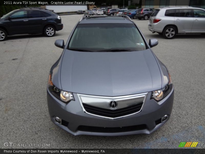 Graphite Luster Pearl / Ebony 2011 Acura TSX Sport Wagon