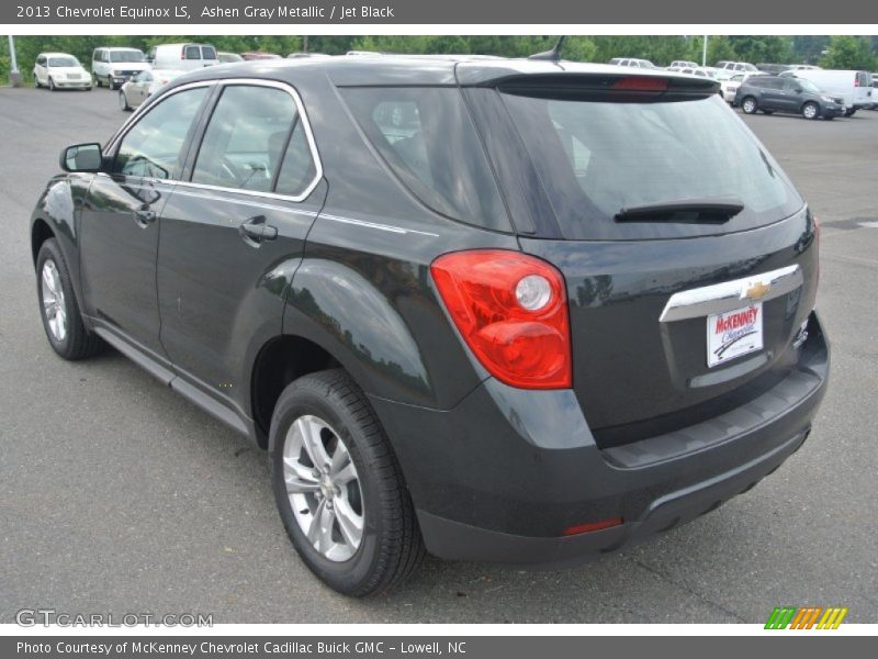 Ashen Gray Metallic / Jet Black 2013 Chevrolet Equinox LS