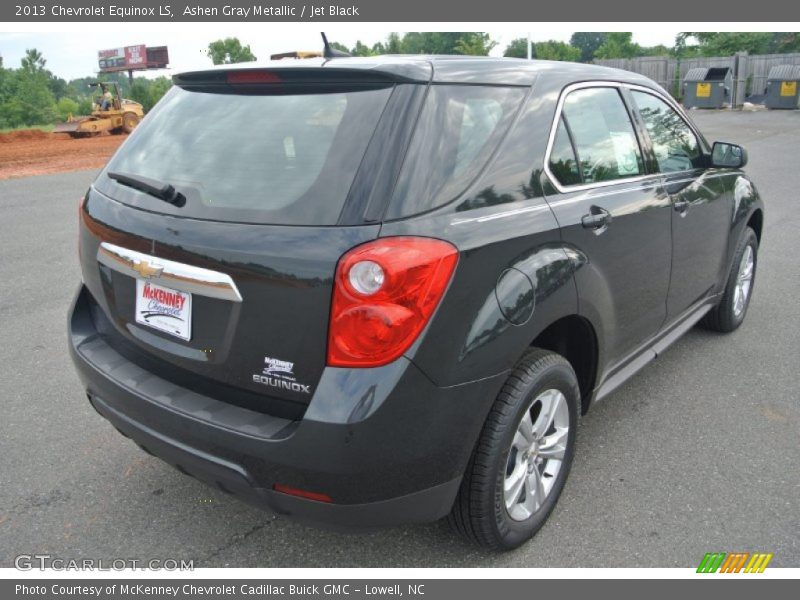 Ashen Gray Metallic / Jet Black 2013 Chevrolet Equinox LS