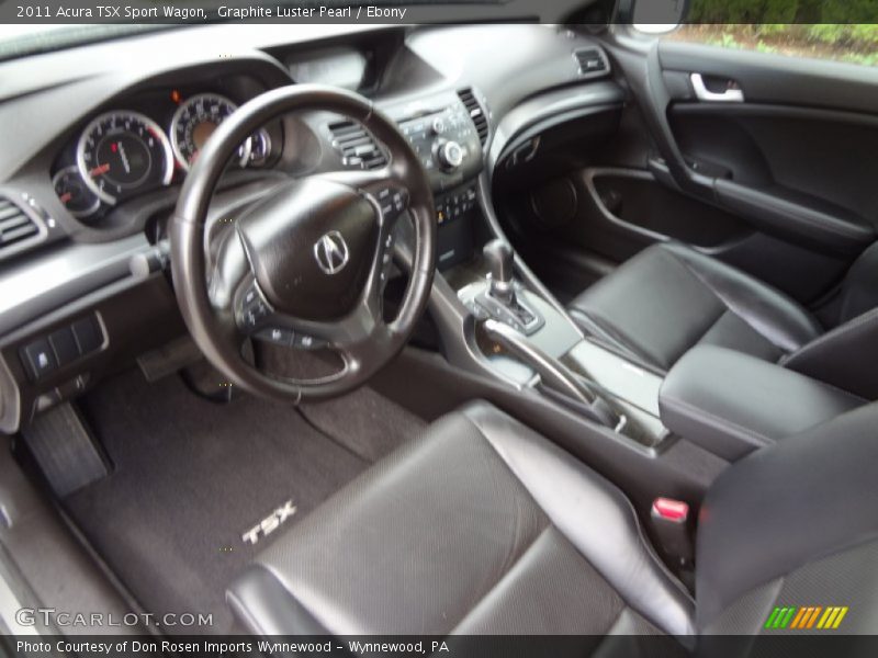 Ebony Interior - 2011 TSX Sport Wagon 