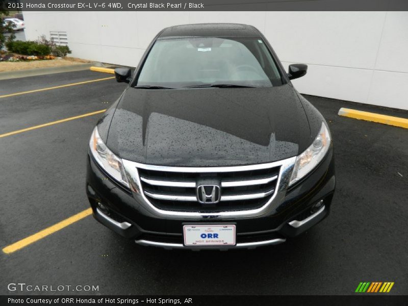 Crystal Black Pearl / Black 2013 Honda Crosstour EX-L V-6 4WD