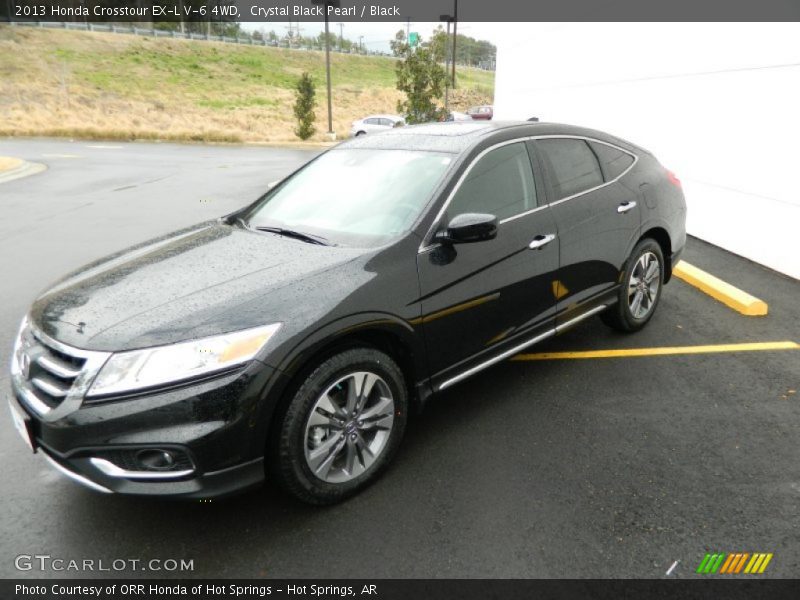 Crystal Black Pearl / Black 2013 Honda Crosstour EX-L V-6 4WD