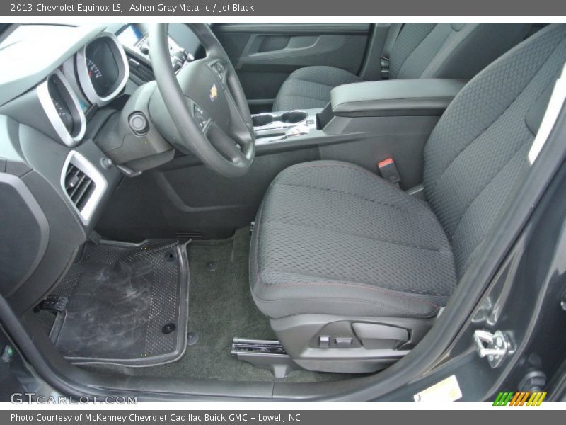 Ashen Gray Metallic / Jet Black 2013 Chevrolet Equinox LS