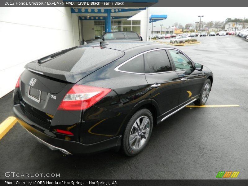 Crystal Black Pearl / Black 2013 Honda Crosstour EX-L V-6 4WD