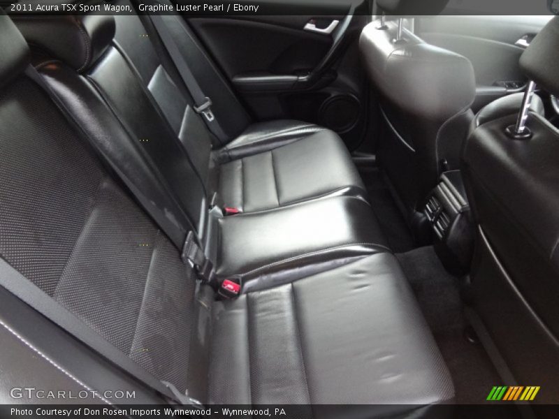 Rear Seat of 2011 TSX Sport Wagon