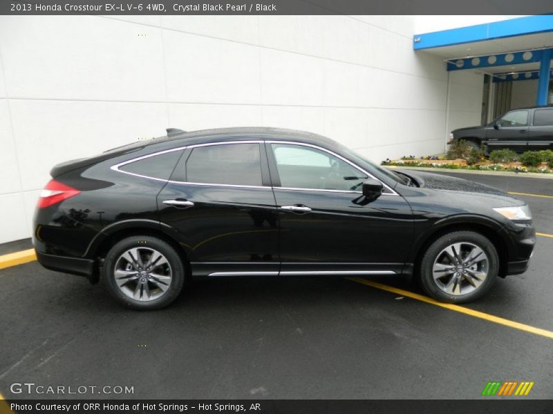 Crystal Black Pearl / Black 2013 Honda Crosstour EX-L V-6 4WD